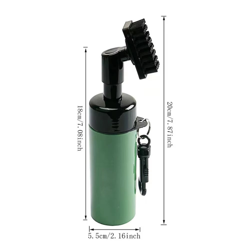 Professional Golf Club Groove Cleaner Brush with Leakproof Spray Bottle - Automatic Water Golf Cleaning Kit and Portable Tools