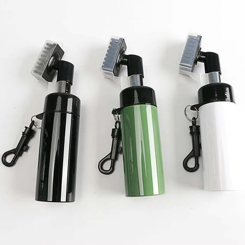 Professional Golf Club Groove Cleaner Brush with Leakproof Spray Bottle - Automatic Water Golf Cleaning Kit and Portable Tools