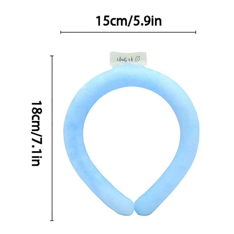 Icy Cooling Neck Ring for Outdoor Activities - Summer Cooling Wrap Scarf for Kids and Adults
